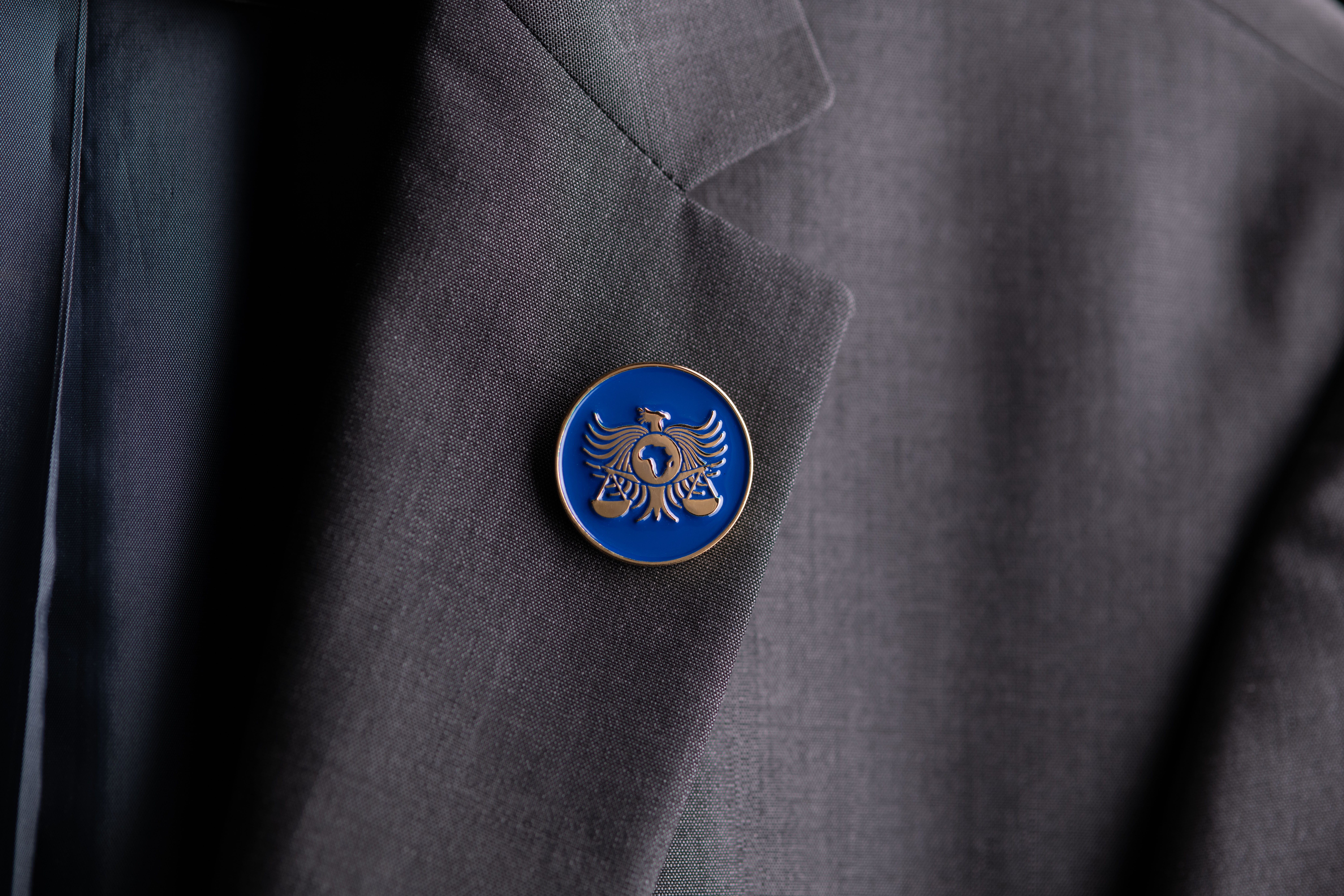 Blue Enamel Lapel Pin