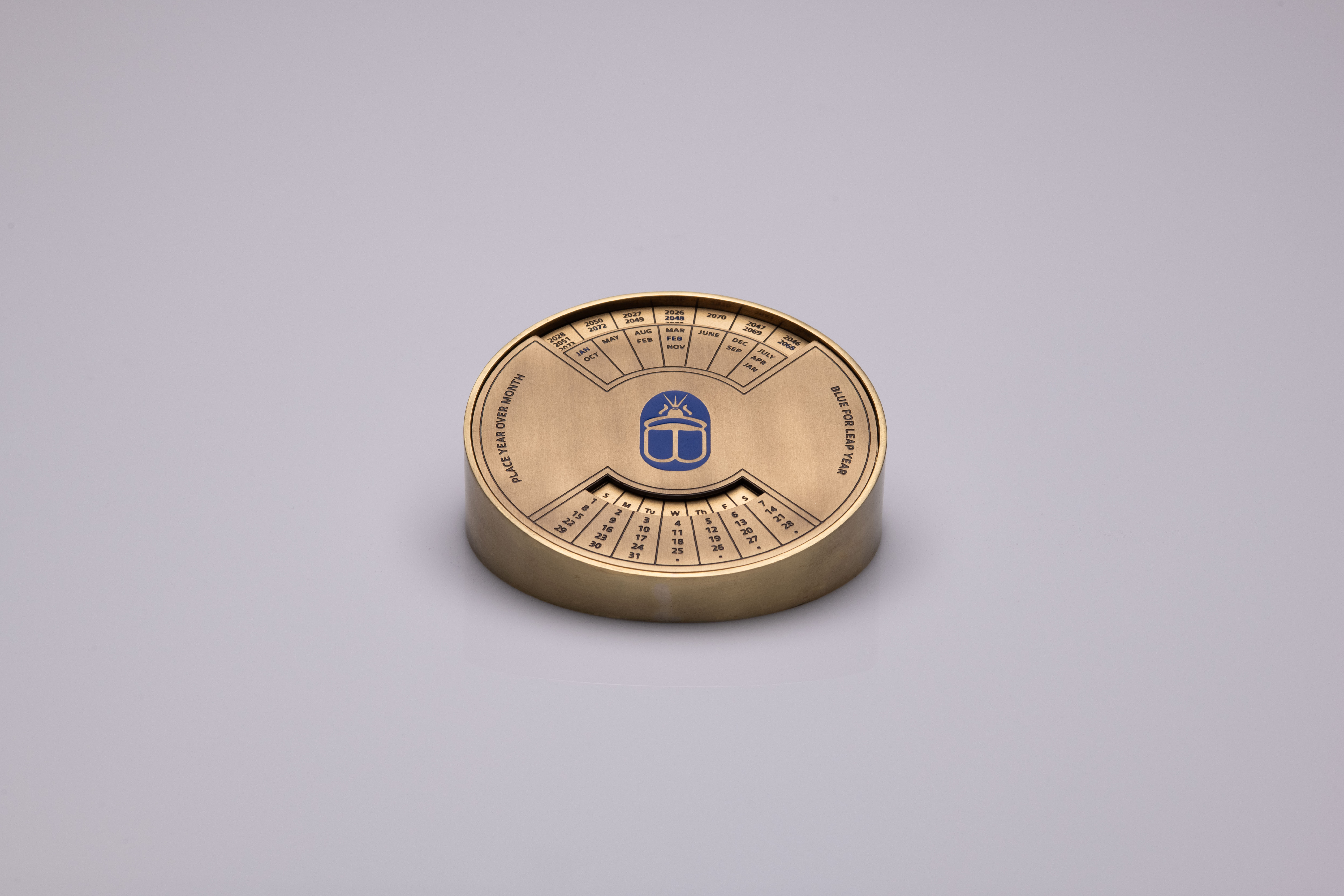 Brass Perpetual Calendar