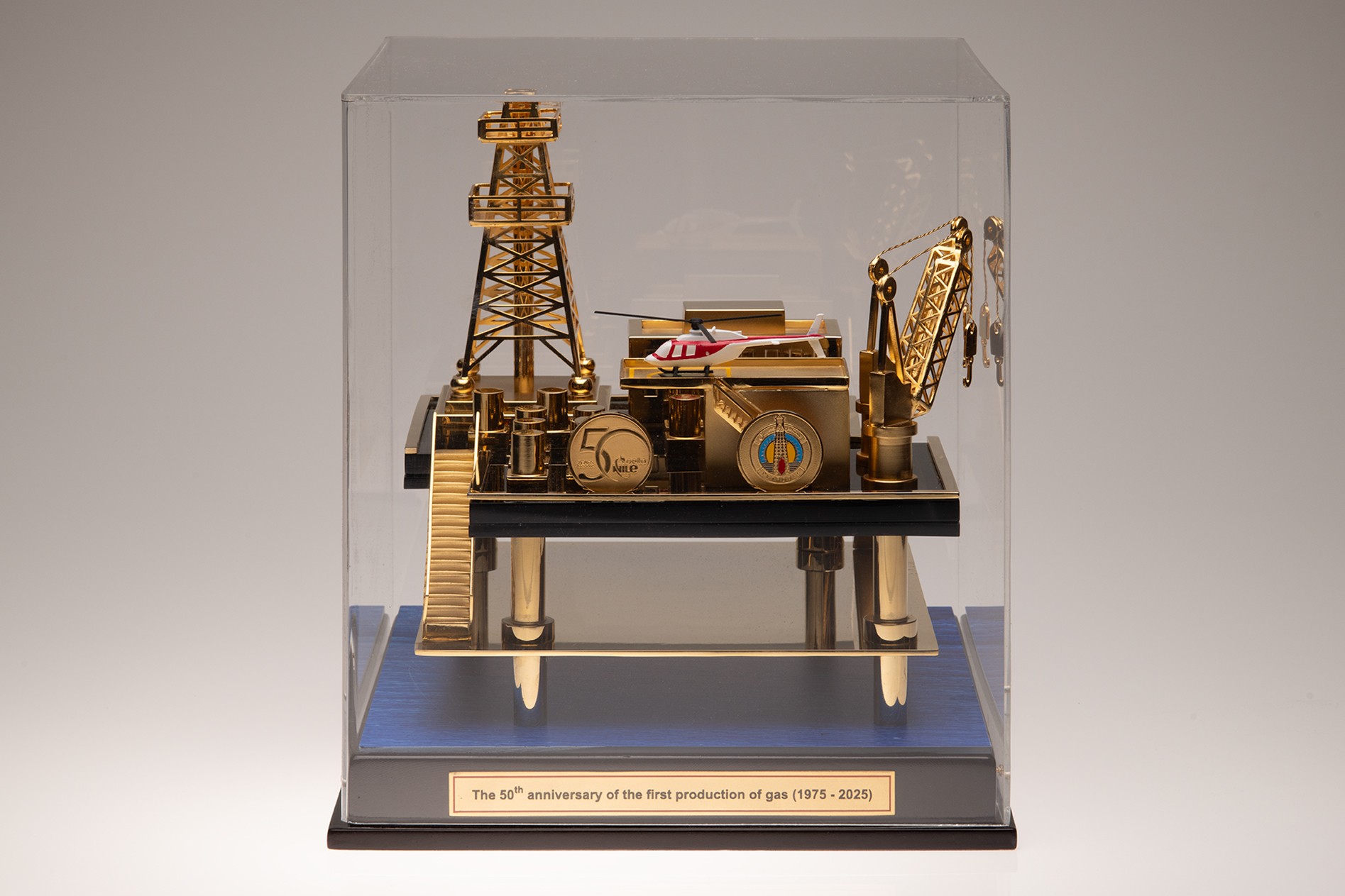 Petroleum Facility Gold Maquette