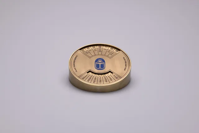 Brass Perpetual Calendar